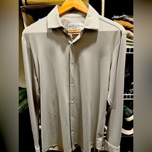 Mizzen + Main Grey Gingham Shirt